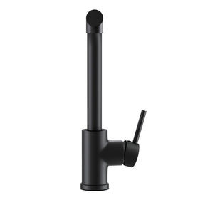 Kitchen Mixer Tap Pull Out Round 2 Mode Sink Basin Faucet Swivel WELS Black - SportZone.co.nz