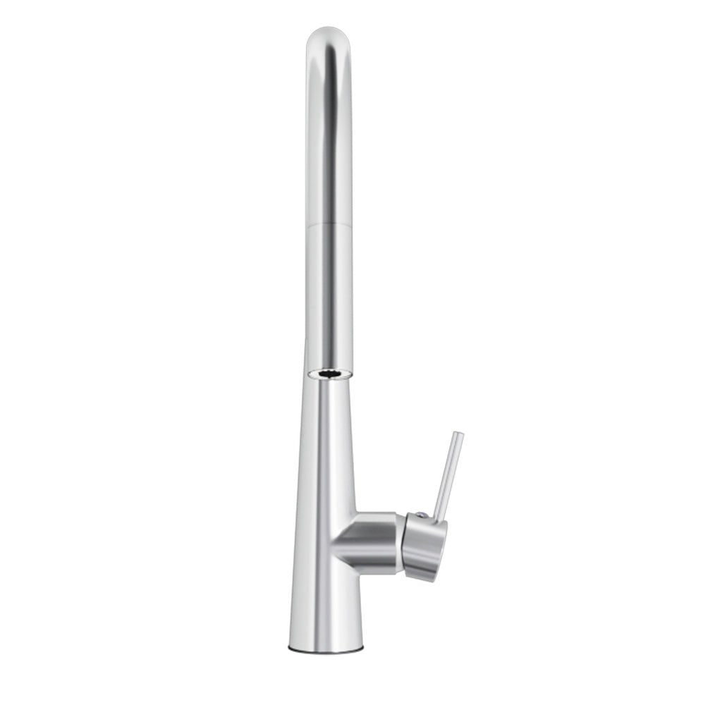 Kitchen Mixer Tap Pull Out Round 2 Mode Sink Basin Faucet Swivel WELS Chrome - SportZone.co.nz