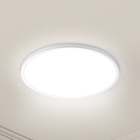 Leier Ceiling Light LED Round 42W Ultra - THIN 5CM Oyster Lamp Modern Cool/Warm - SportZone.co.nz