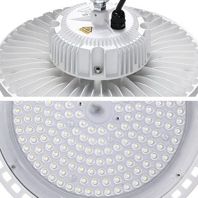 Leier LED High Bay Lights 150W UFO Industrial Shed Warehouse Factory Lamp White - SportZone.co.nz