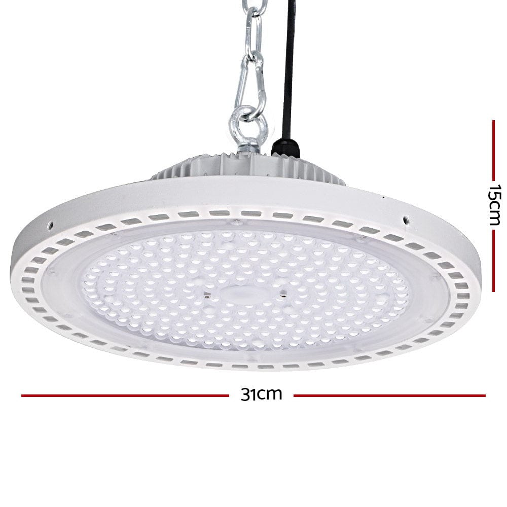 Leier LED High Bay Lights 150W UFO Industrial Shed Warehouse Factory Lamp White - SportZone.co.nz
