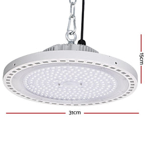 Leier LED High Bay Lights 150W UFO Industrial Shed Warehouse Factory Lamp White - SportZone.co.nz