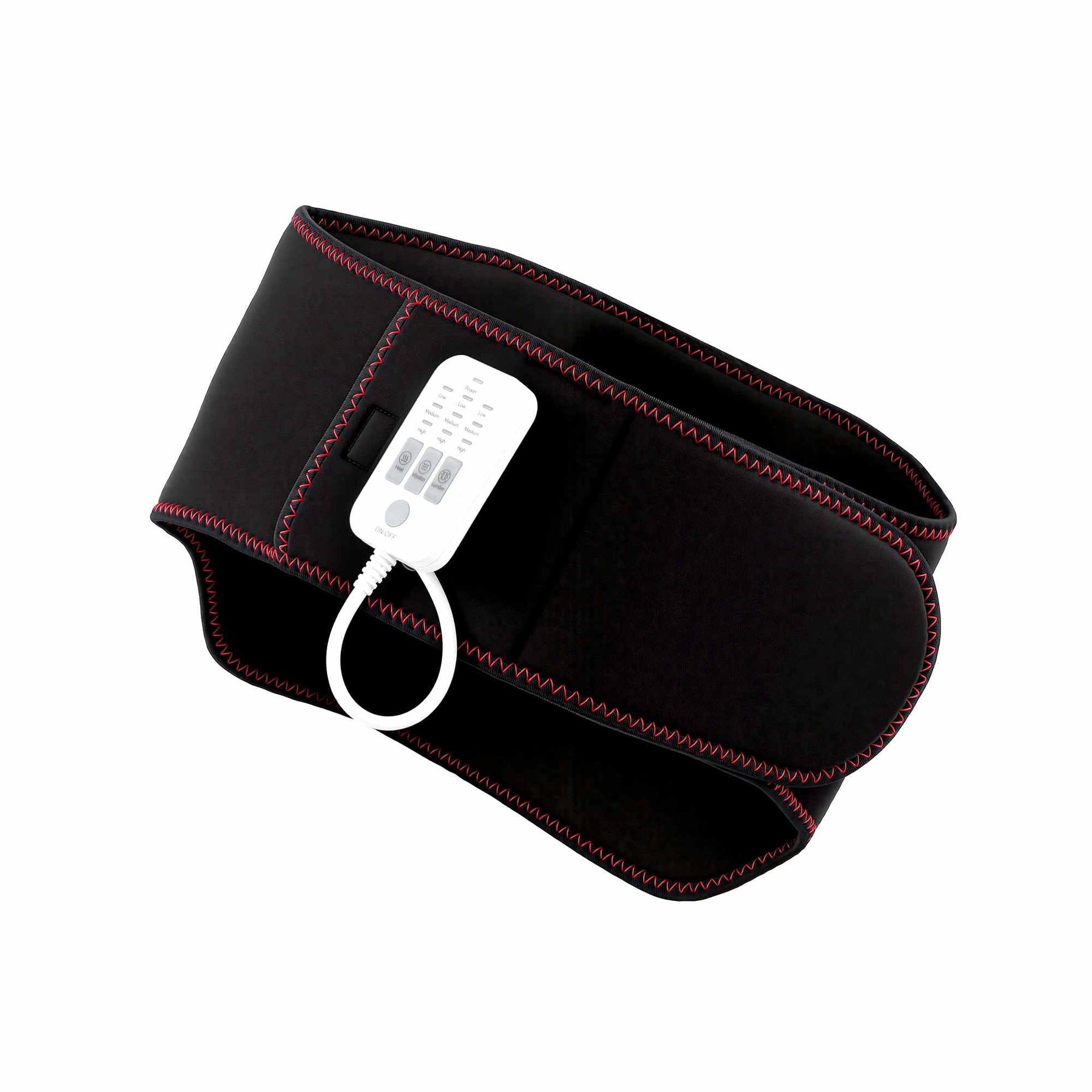 Livemor Back Massager Airbag Traction & Heat Lumbar Support Belt 124cm - SportZone.co.nz