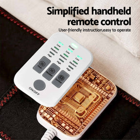 Livemor Back Massager Airbag Traction & Heat Lumbar Support Belt 124cm - SportZone.co.nz