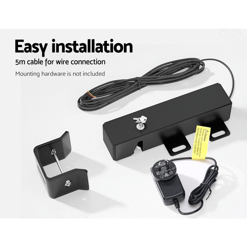 Lockmaster Automatic Electric Gate Lock for DC 24V Swing Gate Opener Gate Lock - SportZone.co.nz