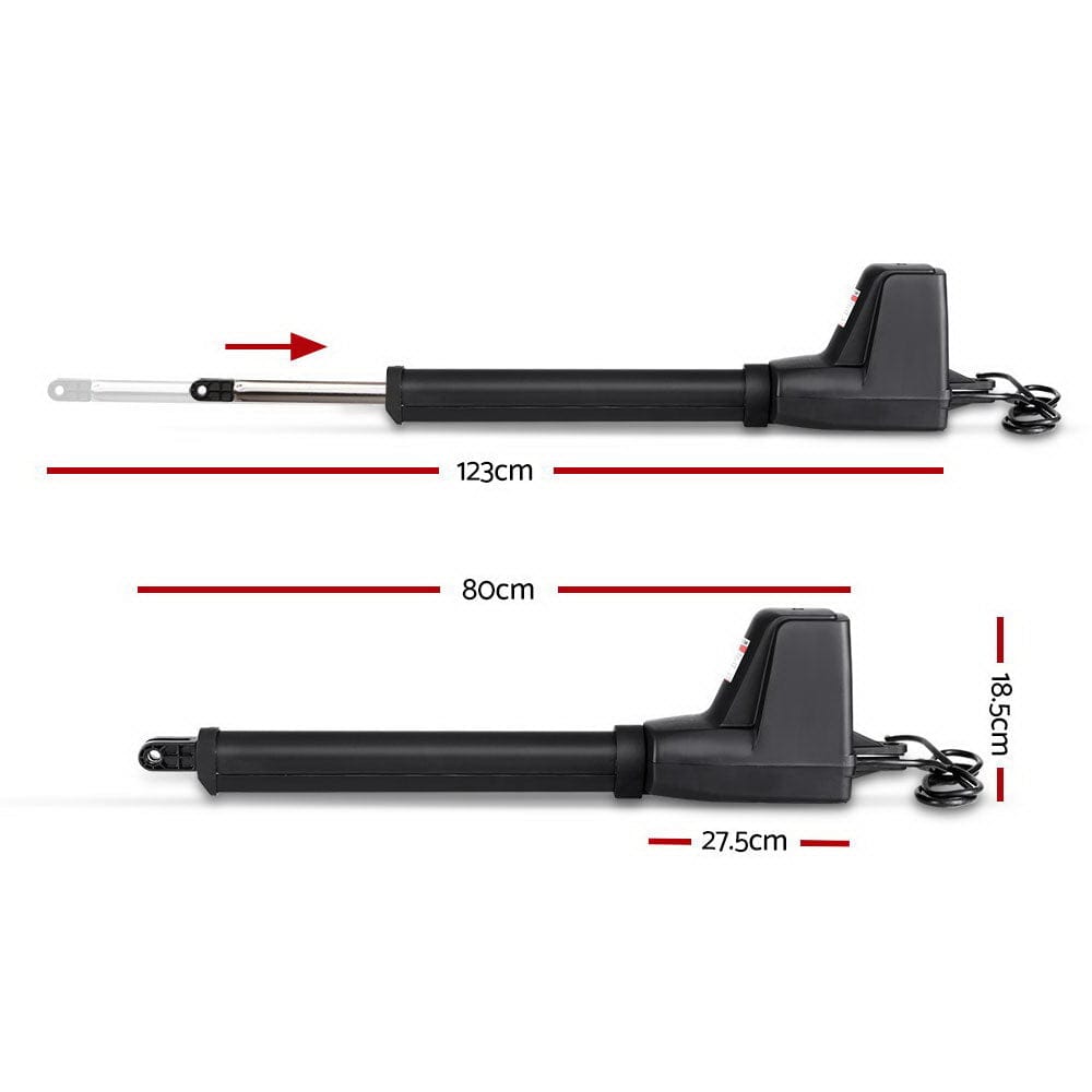 LockMaster Automatic Electric Gate Opener Double Swing Remote Control Kit 800KG - SportZone.co.nz
