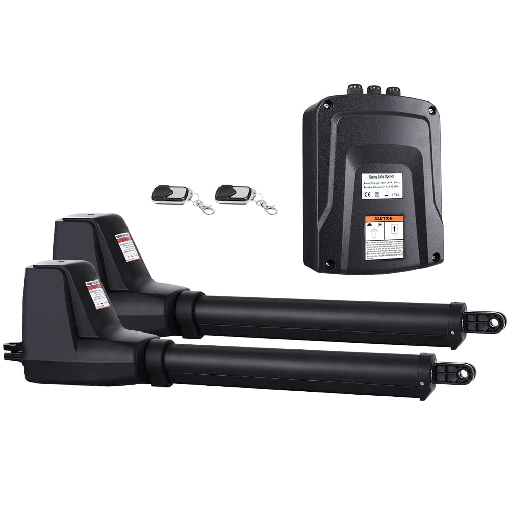LockMaster Automatic Electric Gate Opener Double Swing Remote Control Kit 800KG - SportZone.co.nz