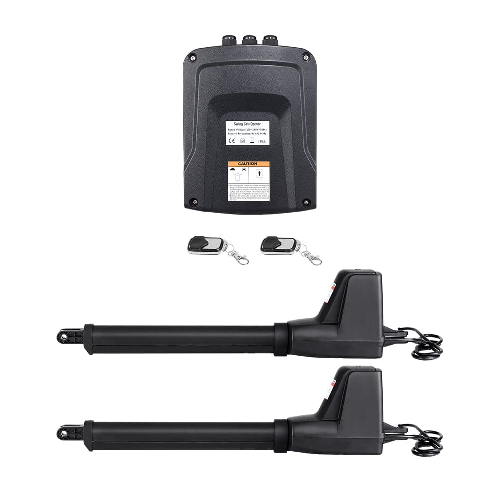 LockMaster Automatic Electric Gate Opener Double Swing Remote Control Kit 800KG - SportZone.co.nz
