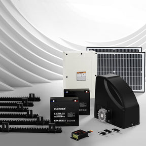 LockMaster Automatic Sliding Gate Opener Kit 40W Solar 6M 600KG - SportZone.co.nz