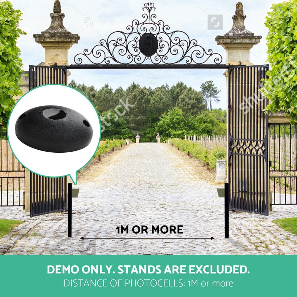 LockMaster Infrared Solar Swing Sliding Gate Opener - SportZone.co.nz