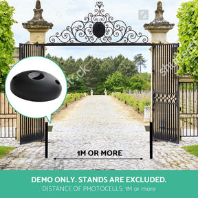 LockMaster Infrared Solar Swing Sliding Gate Opener - SportZone.co.nz