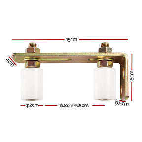 LockMaster Roller Guide Gate Opener Track Stopper Sliding Hardware Accessories Kit - SportZone.co.nz