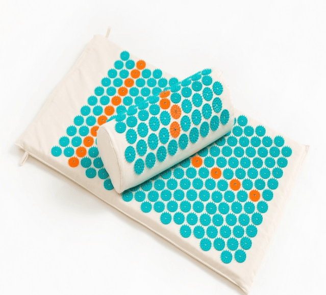 Lotus Spike Acupressure Mat massage mat Yoga mats pillow with bag Acupuncture Pillow - SportZone.co.nz