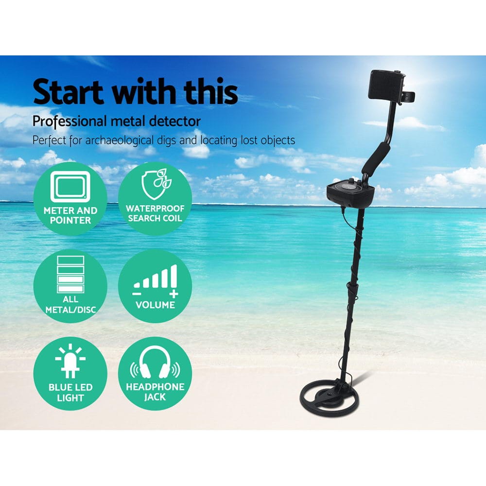 Metal Detector 160MM Deep Sensitive Waterproof Treasure Hunter Gold Digger - SportZone.co.nz