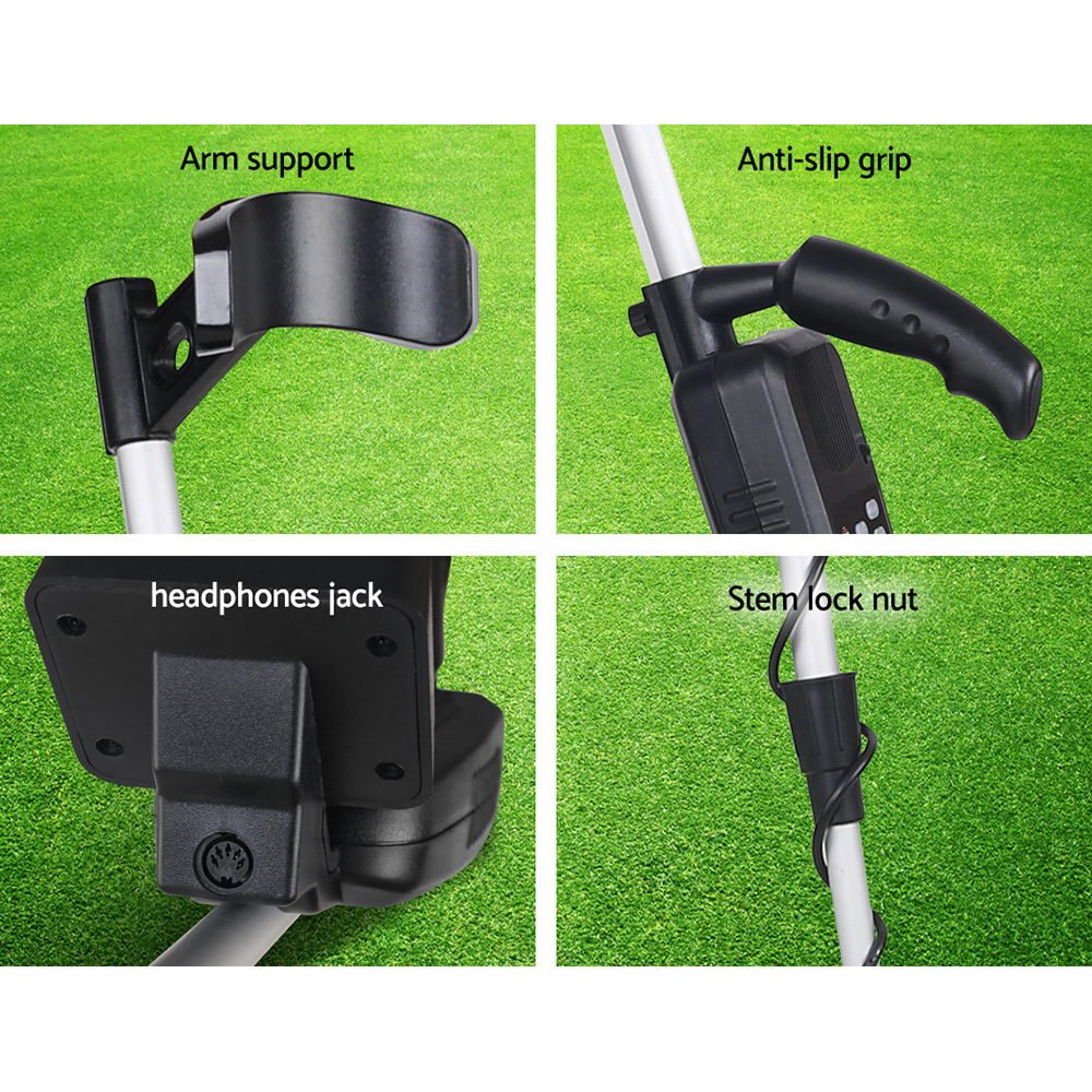 Metal Detector 180MM Deep Sensitive Water Resistant Treasure Hunter Gold Digger - SportZone.co.nz