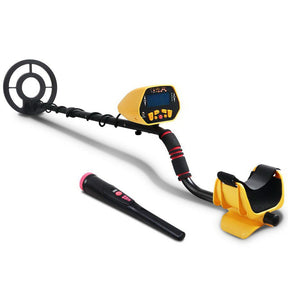 Metal Detector 180MM Deep Sensitive Waterproof Pinpointer Treasure Hunter Yellow - SportZone.co.nz