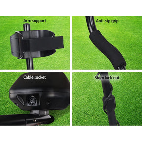 Metal Detector 220MM Deep Sensitive Waterproof Treasure Hunter Gold Digger Shovel - SportZone.co.nz