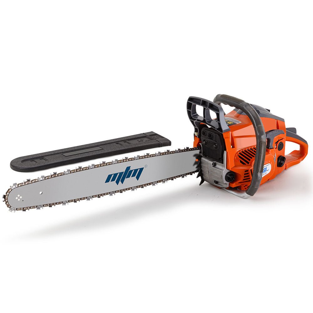 MTM Chainsaw Petrol Commercial 20 Bar E-Start Tree Pruning Chain Saw HP - SportZone.co.nz