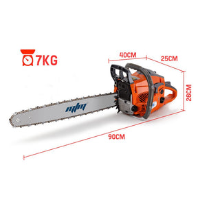 MTM Chainsaw Petrol Commercial 20 Bar E-Start Tree Pruning Chain Saw HP - SportZone.co.nz