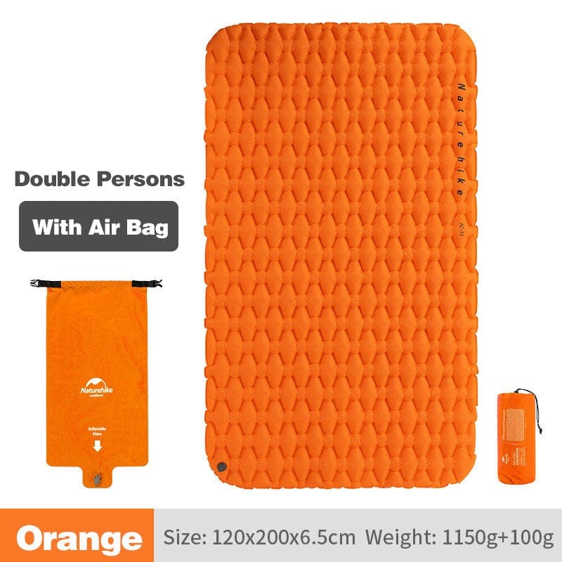 Naturehike Inflatable Camping Mat: Ultralight, Portable, and Perfect for Sleeping Comfort Under the Stars - SportZone.co.nz