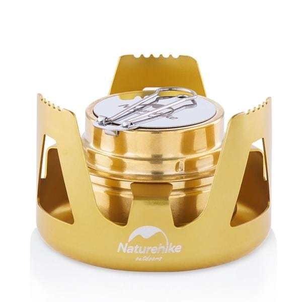 Naturhike Stainless Steel Picnic Solid Alcohol Stove: Elevate Your Camping Cuisine with Ultra - Light Precision - SportZone.co.nz