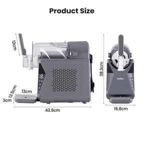 NORDA 1.3L Slushie Machine Frozen Drink Maker Slushy Ice Cream Maker No Ice Compressor Touchscreen for Home BBQ Party - SportZone.co.nz