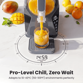 NORDA 1.3L Slushie Machine Frozen Drink Maker Slushy Ice Cream Maker No Ice Compressor Touchscreen for Home BBQ Party - SportZone.co.nz