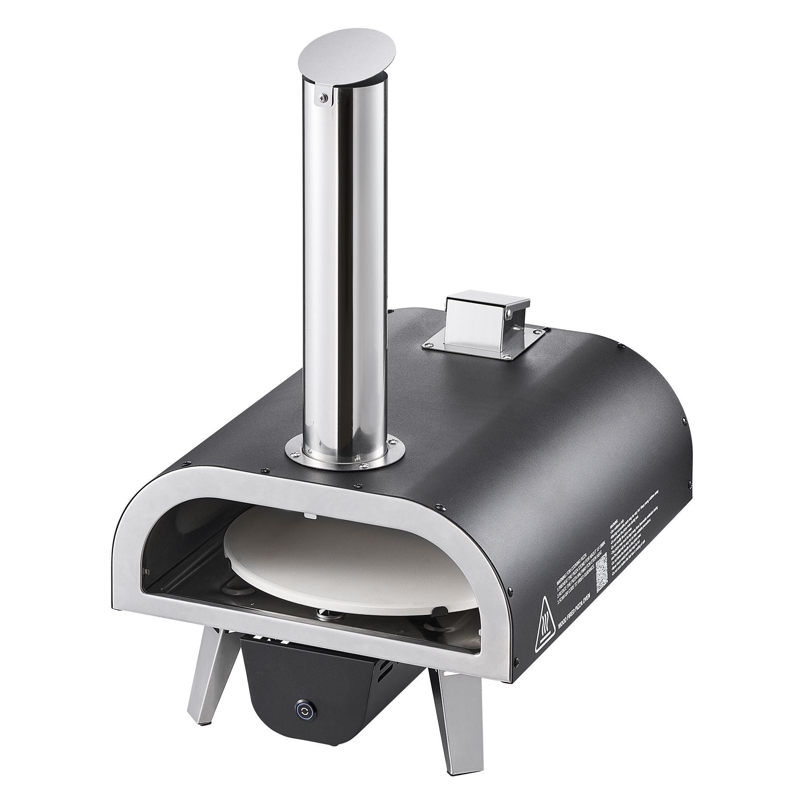 Outdoor Wood Fired Pizza Oven 12" Portable with Pizza Stone & Carry Bag - SportZone.co.nz