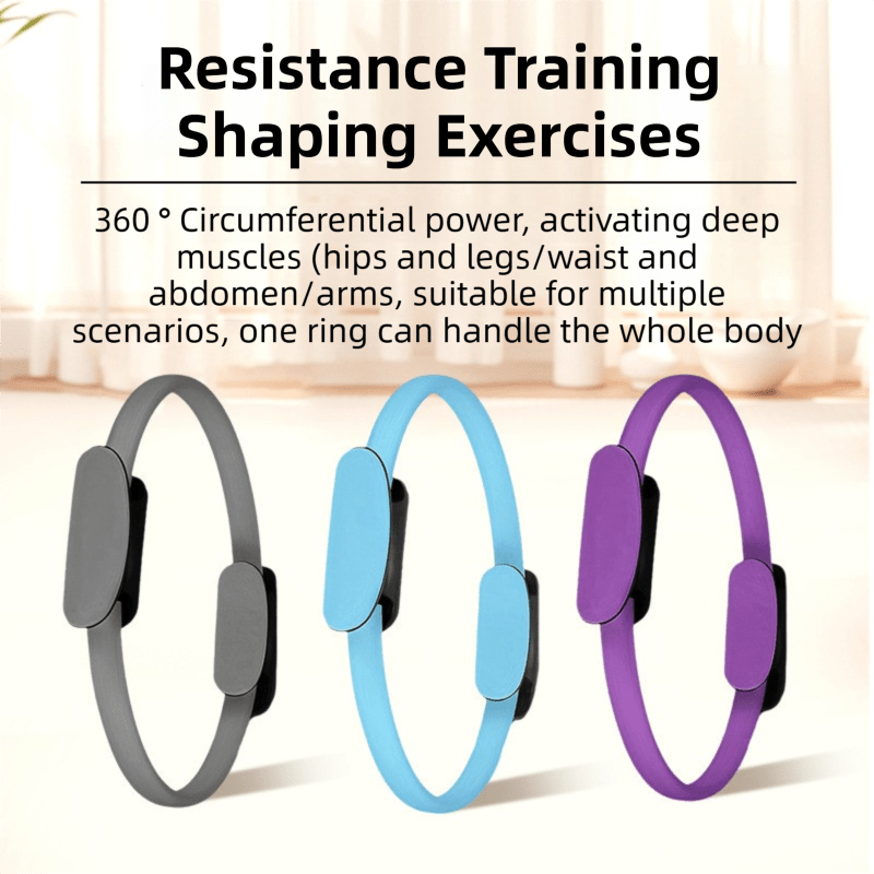 Pink Professional Pilates Ring & Yoga Ball Set - Multipurpose Home Fitness Equipment for Whole - Body Core Training & Pelvic Floor Strengthening - SportZone.co.nz