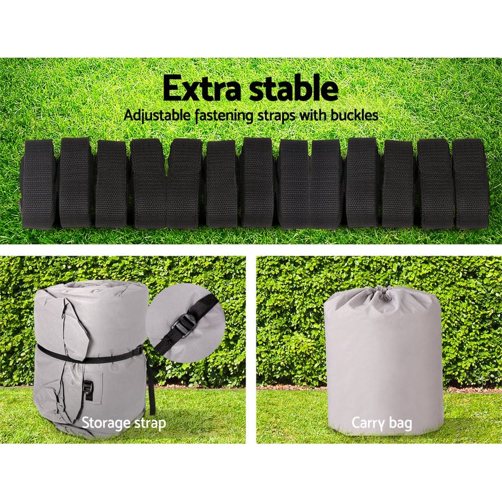 Seamanship Boat Cover 23 - 25ft Trailerable Jumbo Marine 600D Heavy Duty Grey - SportZone.co.nz