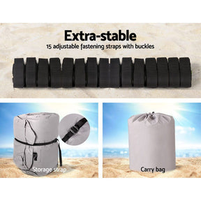 Seamanship Boat Cover 25 - 27ft Trailerable Jumbo Marine 600D Heavy Duty Grey - SportZone.co.nz