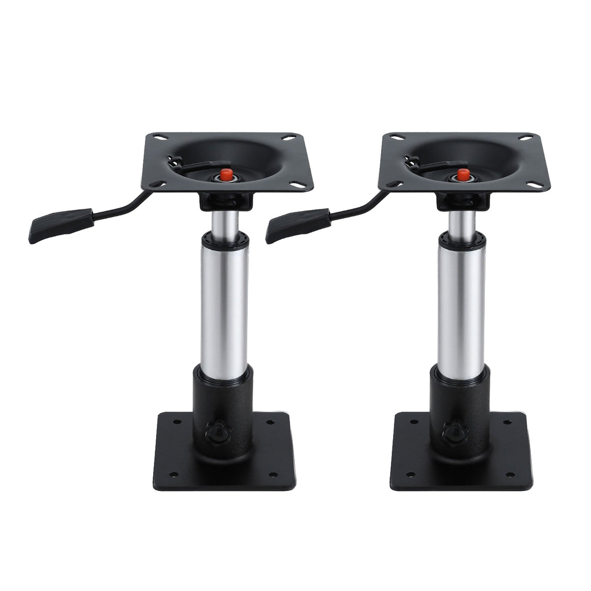 Seamanship Boat Seat Pedestal 34–46cm Adjustable Gas Lift 360 Degrees Swivel 2 Pack - SportZone.co.nz
