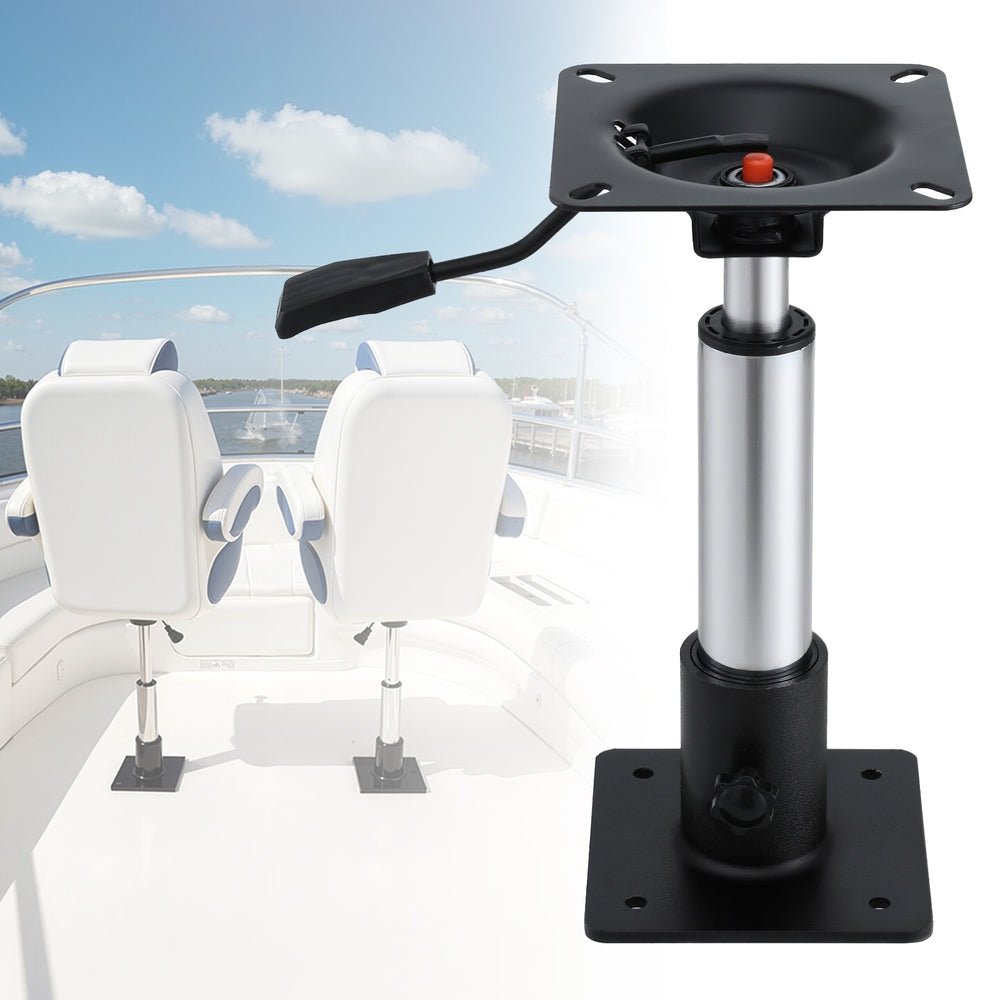 Seamanship Boat Seat Pedestal 34 - 46cm Adjustable Gas Lift 360 Degrees Swivel - SportZone.co.nz