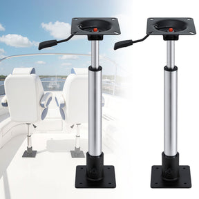 Seamanship Boat Seat Pedestal 55–75cm Adjustable Gas Lift 360 Degrees Swivel 2 Pack - SportZone.co.nz