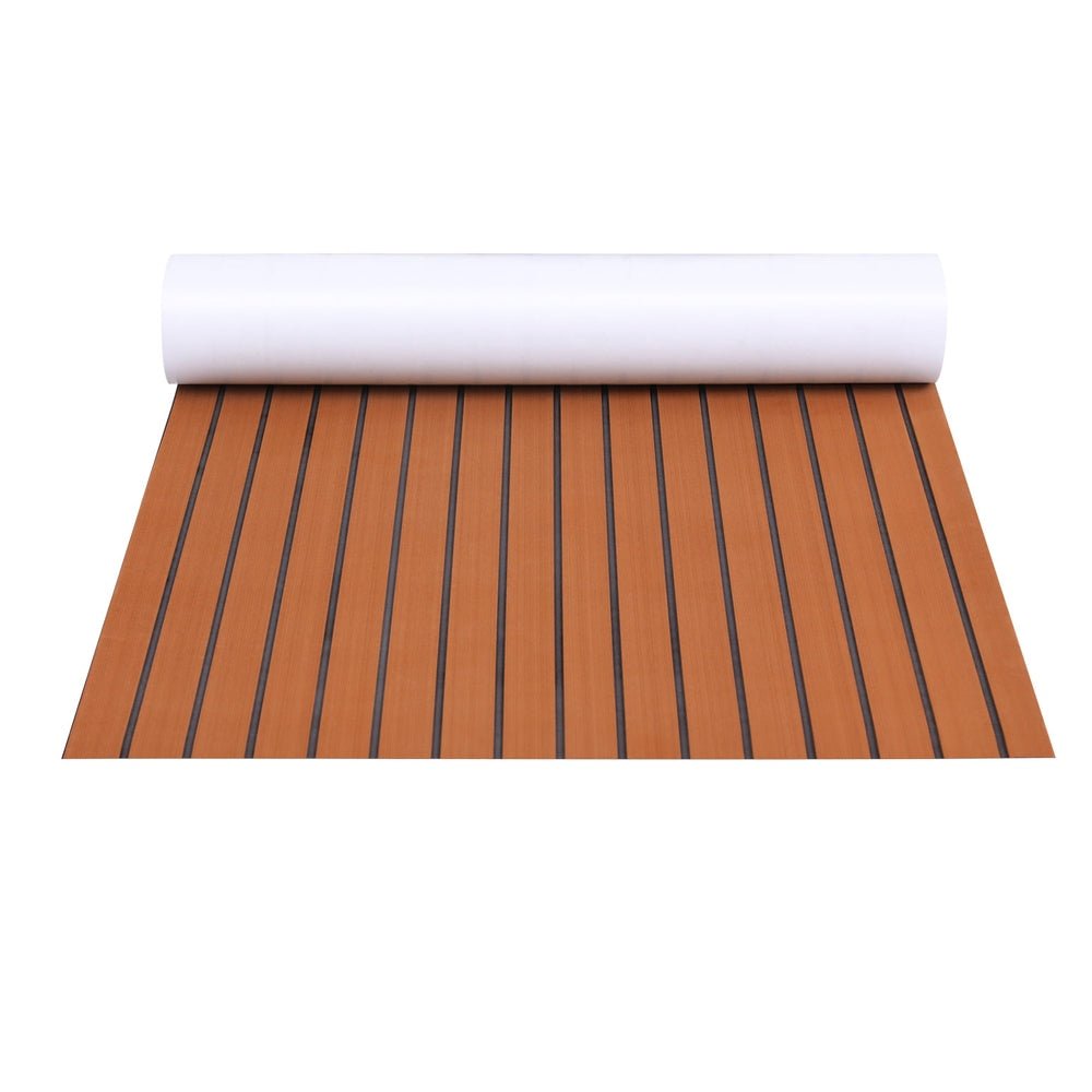 Seamanship EVA Foam Boat Flooring Mat Decking Sheet 240x90x0.6cm Dark Brown - SportZone.co.nz
