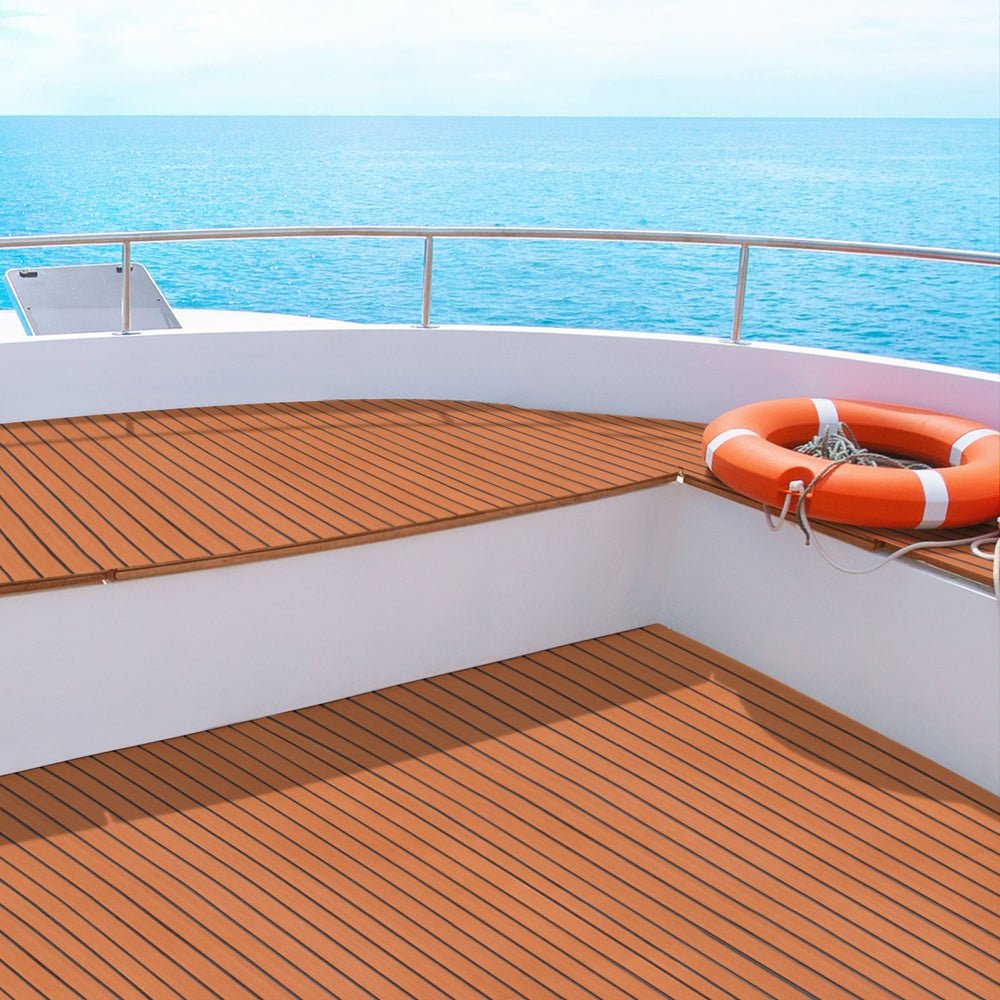 Seamanship EVA Foam Boat Flooring Mat Decking Sheet 240x90x0.6cm Dark Brown - SportZone.co.nz