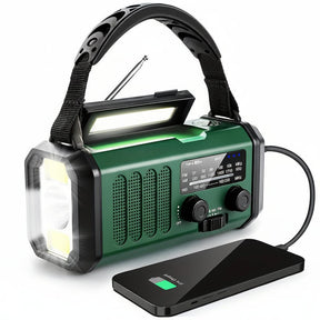 Solar Emergency Radio 10000mAh | Camping Charger - SportZone.co.nz