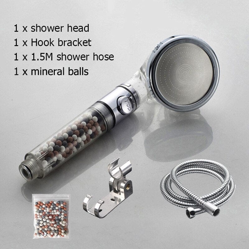 Tourmaline Balls Filter Shower Head - SportZone.co.nz