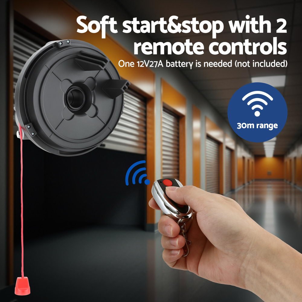 UL-tech Garage Roller Door Opener 250N Motor Auto Safety Reverse 220V - SportZone.co.nz