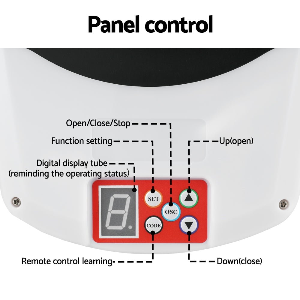 UL-tech Garage Roller Door Opener 800N Motor Auto Safety Reverse 220V - SportZone.co.nz