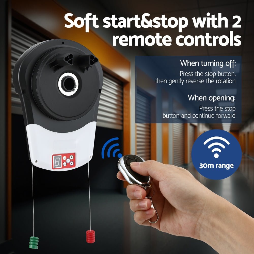 UL-tech Garage Roller Door Opener 800N Motor Auto Safety Reverse 220V - SportZone.co.nz