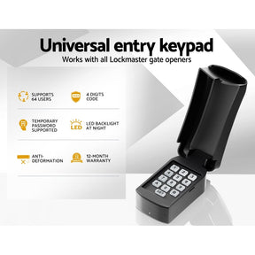 Universal Wireless Wired Keypad Security Control For Gate Opener - SportZone.co.nz