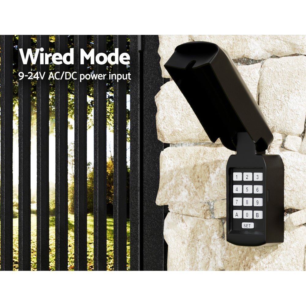 Universal Wireless Wired Keypad Security Control For Gate Opener - SportZone.co.nz