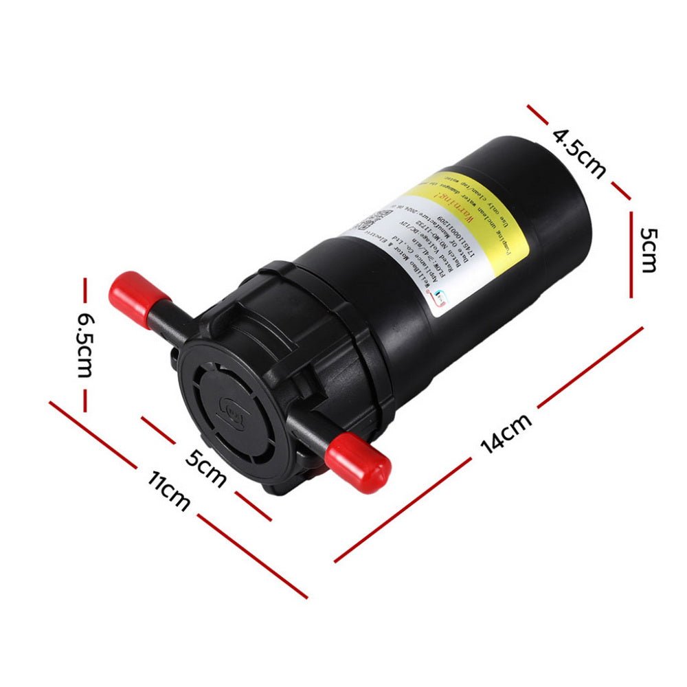 Water Pump 12V Pressure Shower 4L/Min - SportZone.co.nz