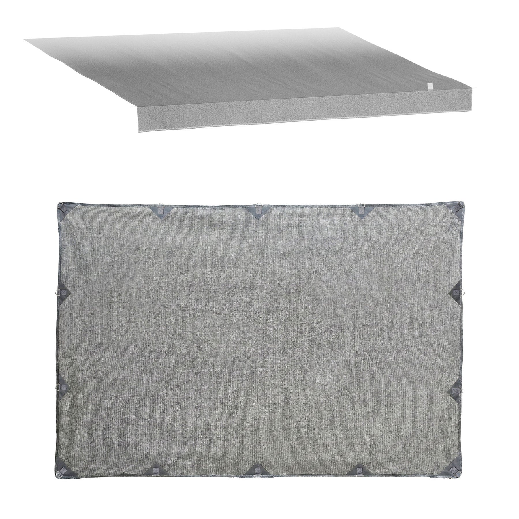 Weisshorn 18ft Caravan Awning Fabric & Privacy Screen RV Roll Out Sun Shade 5.2M - SportZone.co.nz
