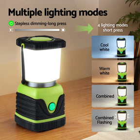Weisshorn 2 - Pack LED Camping Lanterns, 1000LM Super Bright Waterproof Portable Emergency Tent Lights - SportZone.co.nz
