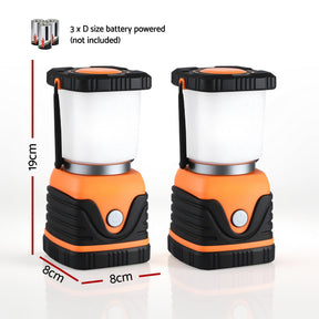 Weisshorn 2 - Pack LED Camping Lanterns, 1000LM Super Bright Waterproof Portable Emergency Tent Lights - SportZone.co.nz