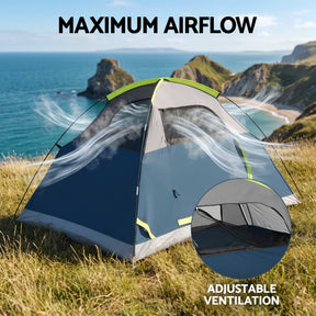 Weisshorn 2 Person Camping Dome Tent Lightweight Waterproof Outdoor Hiking - SportZone.co.nz