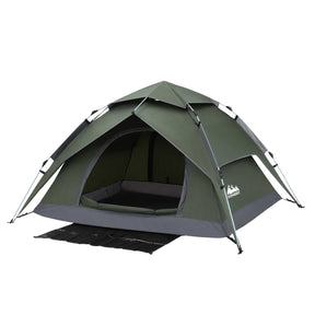 Weisshorn 2 Person Camping Tent Automatic Pop Up Water Repellent Shade Outdoor - SportZone.co.nz
