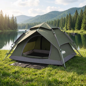 Weisshorn 2 Person Camping Tent Automatic Pop Up Water Repellent Shade Outdoor - SportZone.co.nz